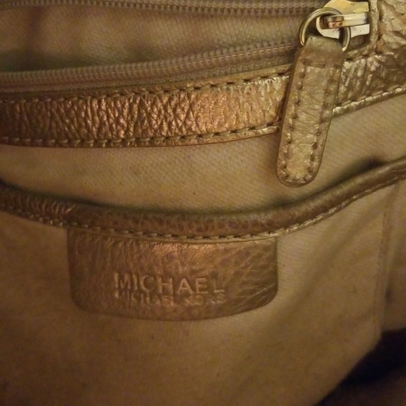 Gold Michael Kors Handbag - Picture 3 of 3